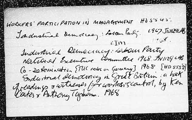 WORKERS’ PARTICIPATION IN MANAGEMENT