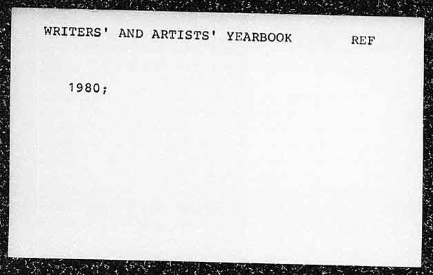 WRITERS’ AND ARTISTS’ YEARBOOK