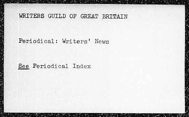 WRITERS GUILD OF GREAT BRITAIN